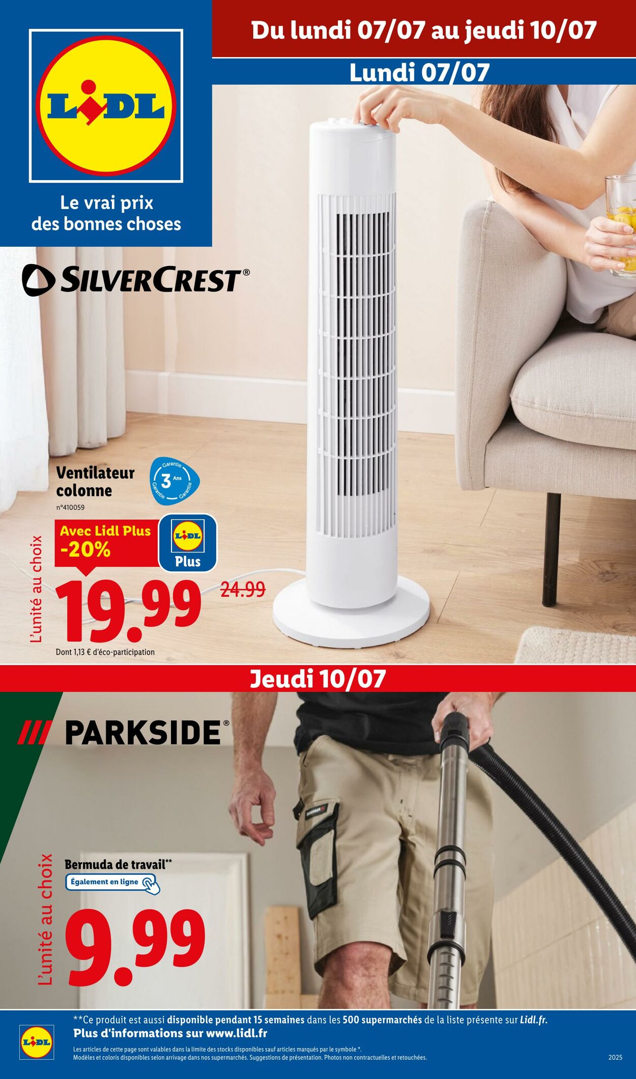 Catalogue Lidl 07.07.2025 - 10.07.2025
