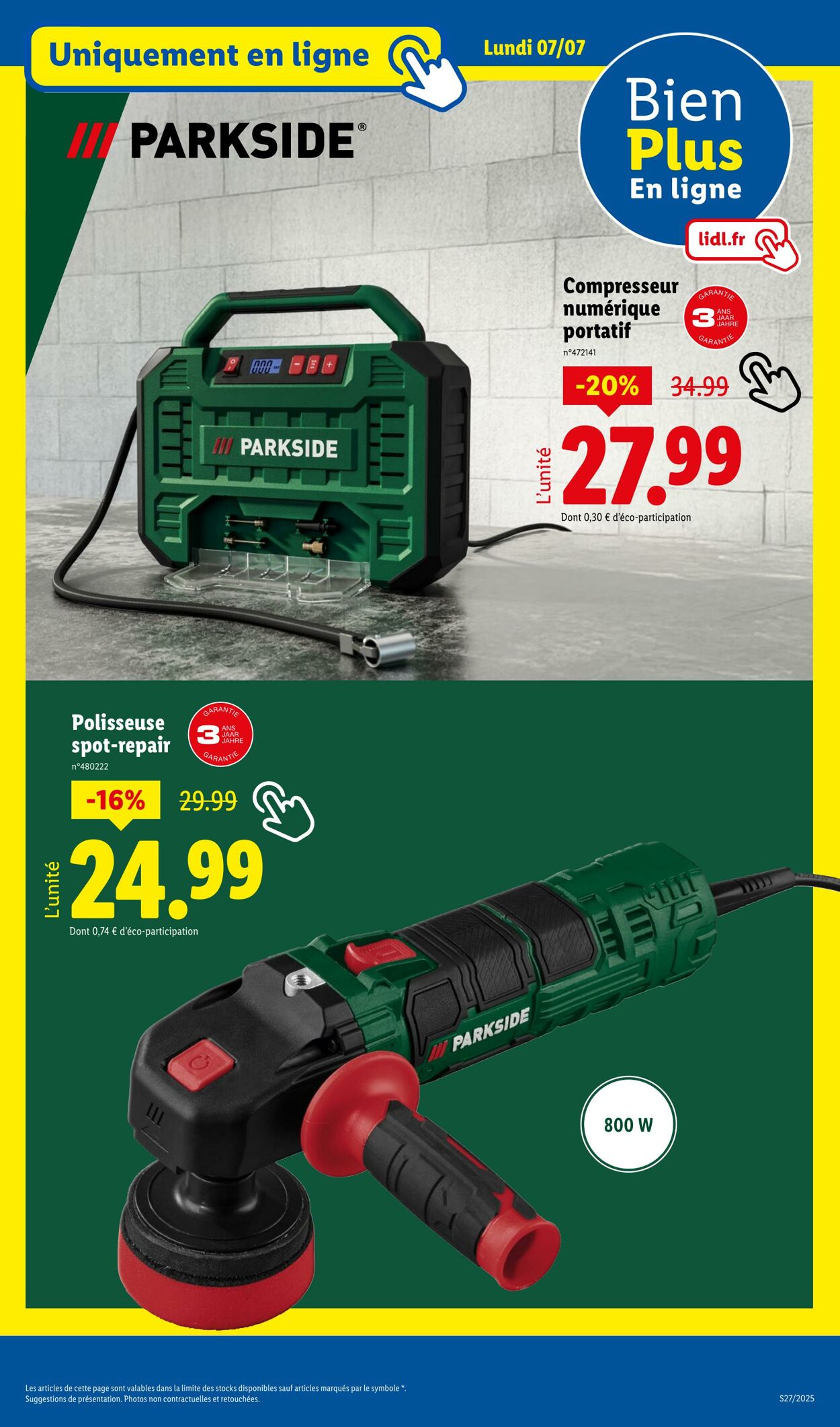 Catalogue Lidl 07.07.2025 - 10.07.2025