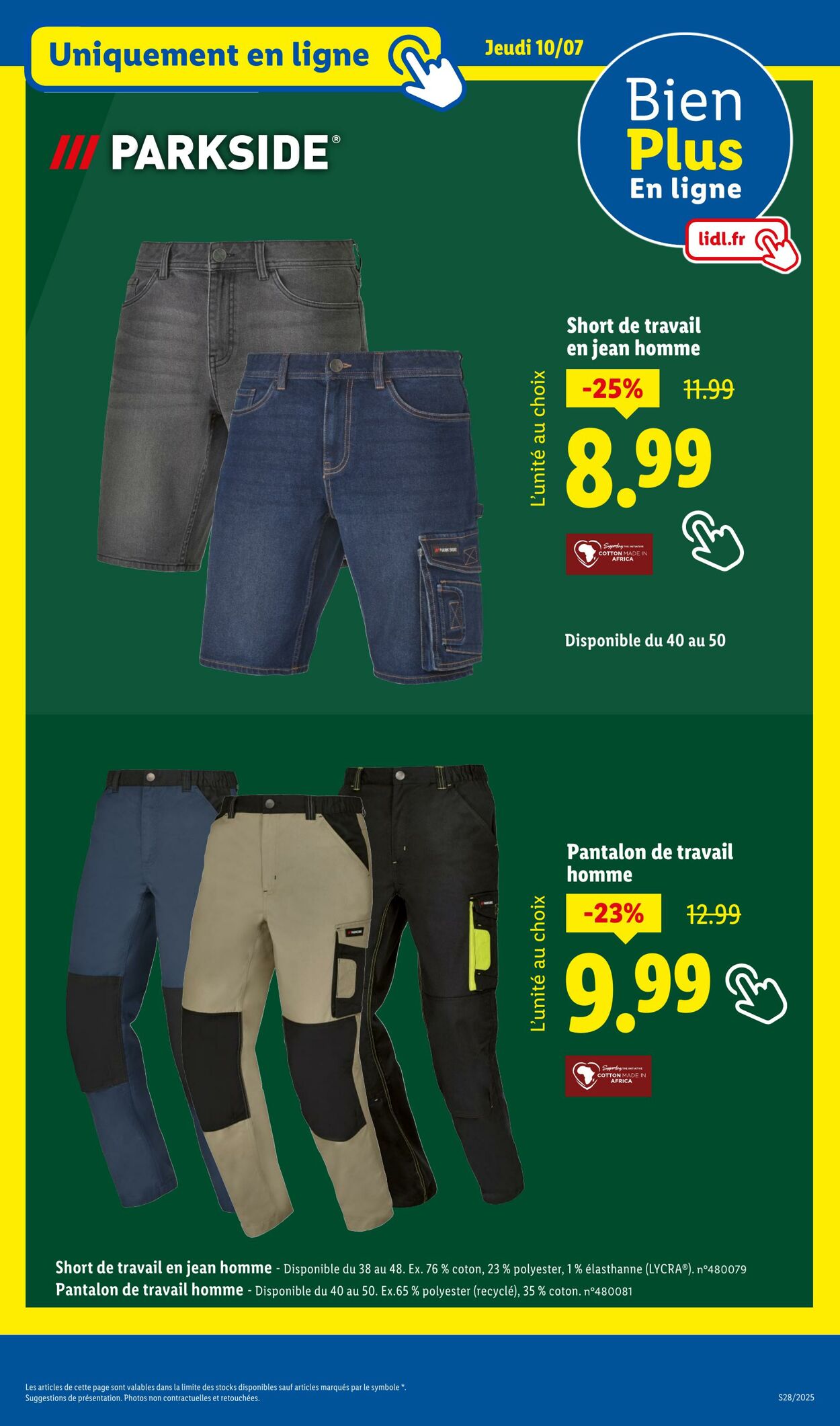 Catalogue Lidl 07.07.2025 - 10.07.2025