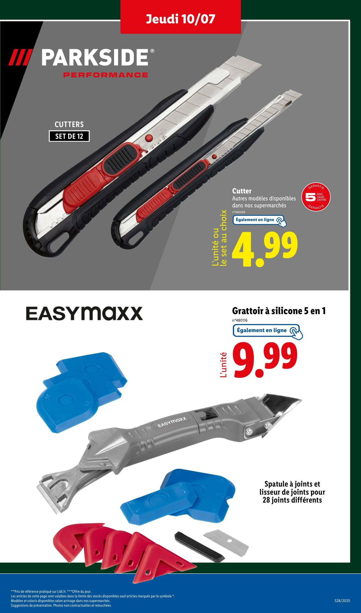 Catalogue Lidl 07.07.2025 - 10.07.2025