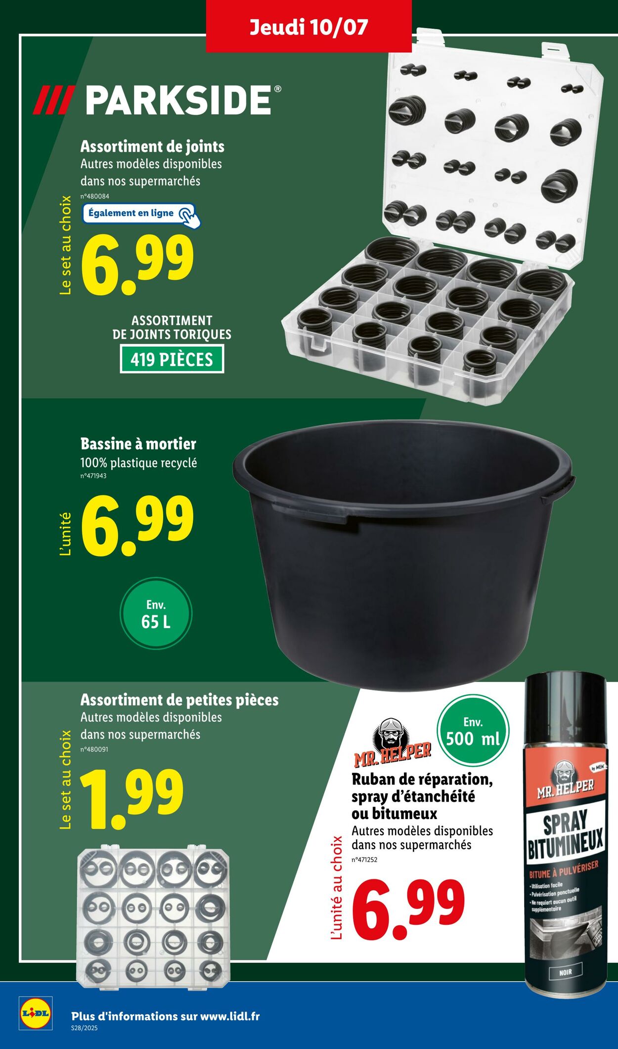 Catalogue Lidl 07.07.2025 - 10.07.2025