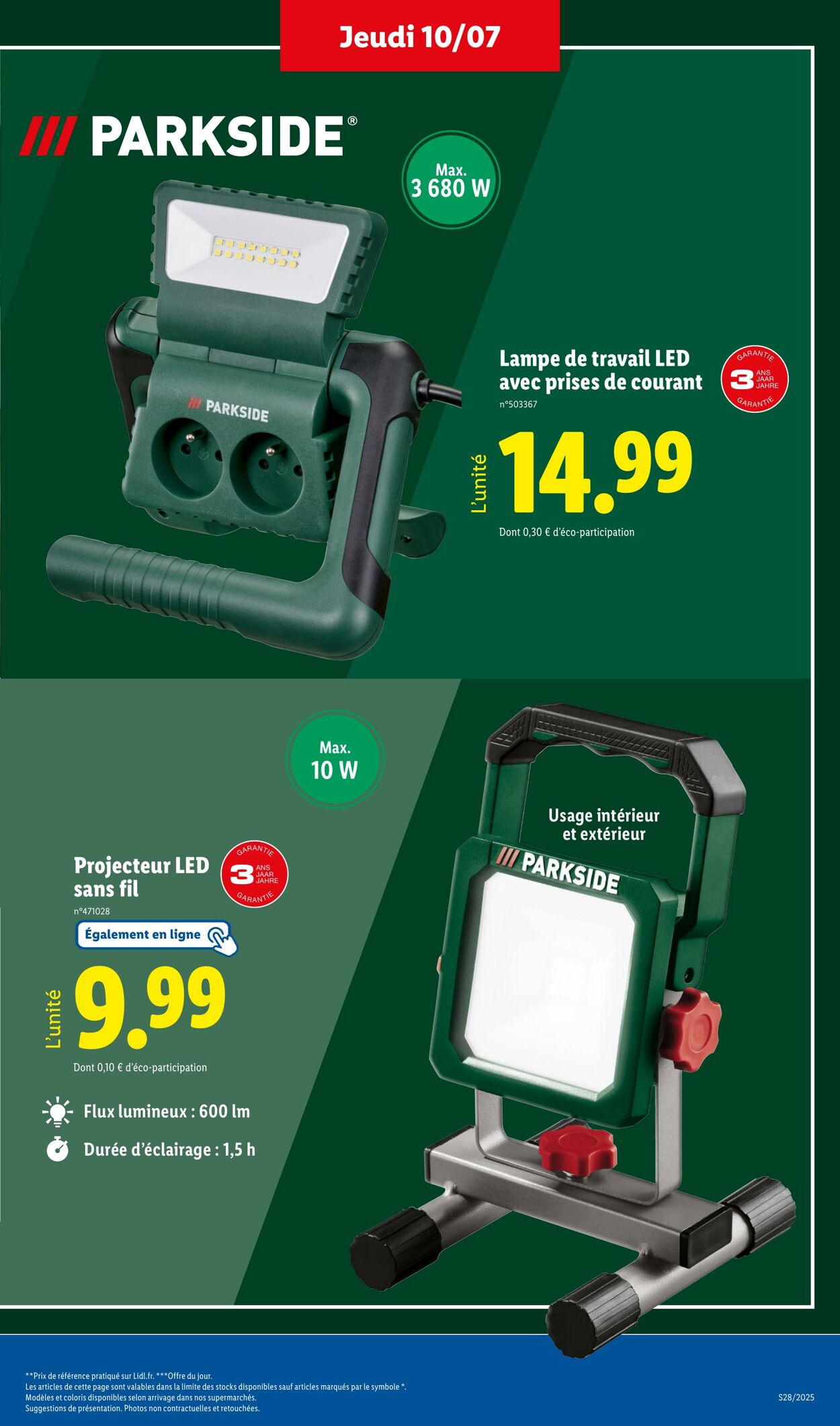 Catalogue Lidl 07.07.2025 - 10.07.2025