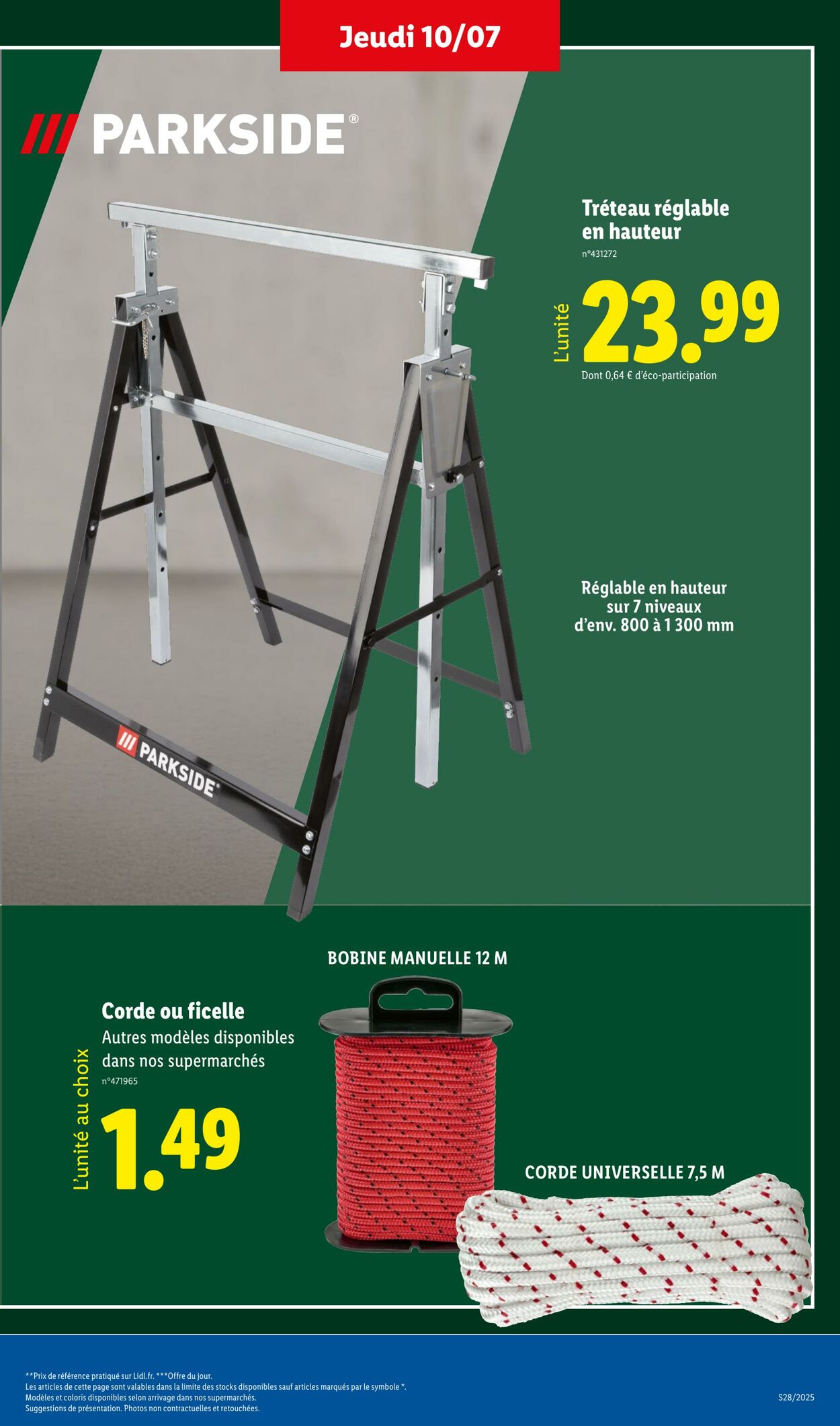 Catalogue Lidl 07.07.2025 - 10.07.2025