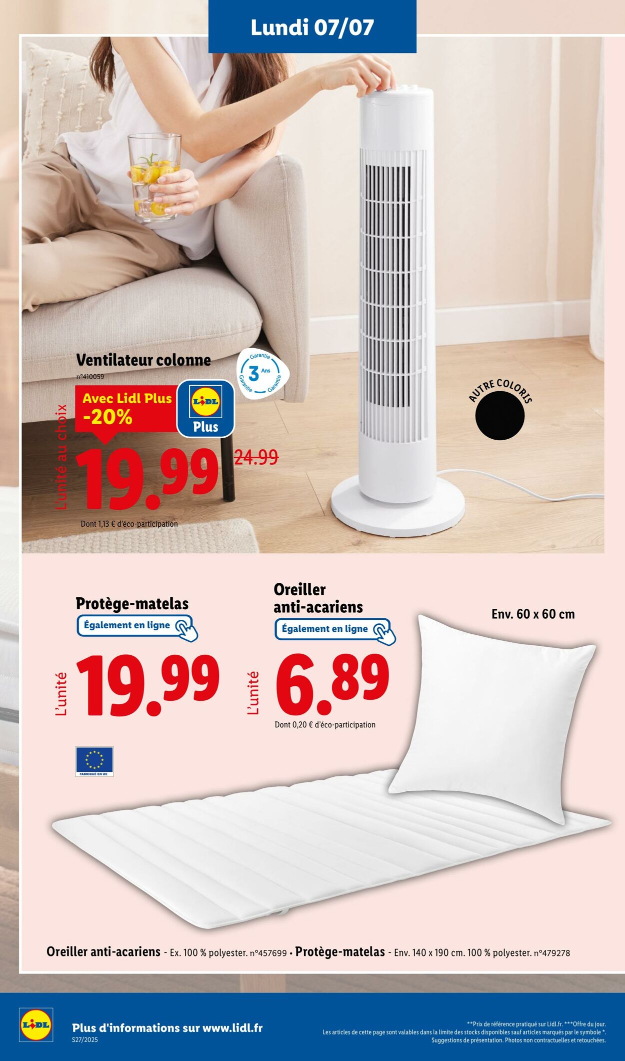 Catalogue Lidl 07.07.2025 - 10.07.2025