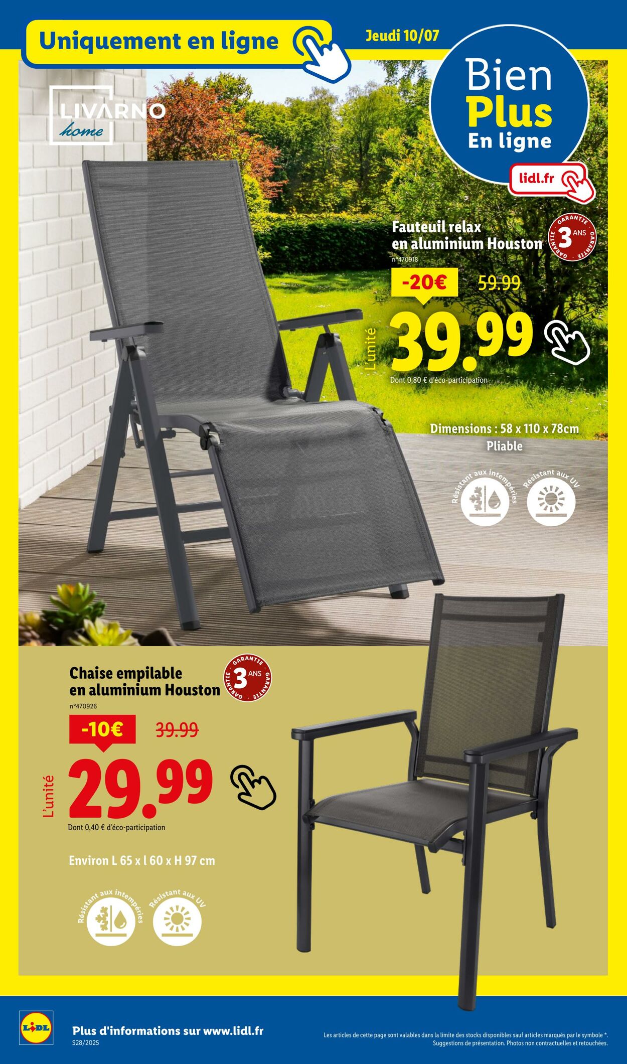 Catalogue Lidl 07.07.2025 - 10.07.2025