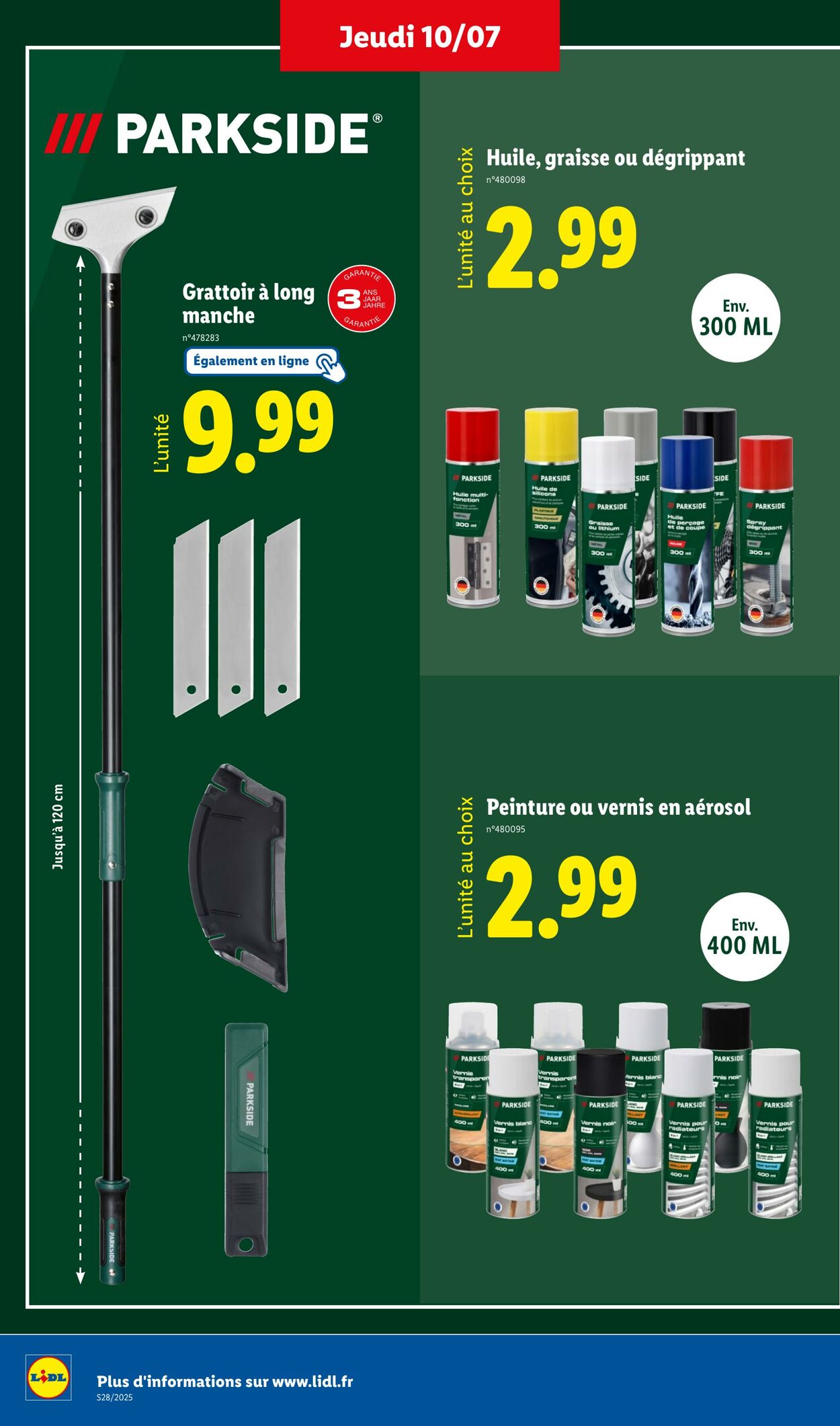 Catalogue Lidl 07.07.2025 - 10.07.2025