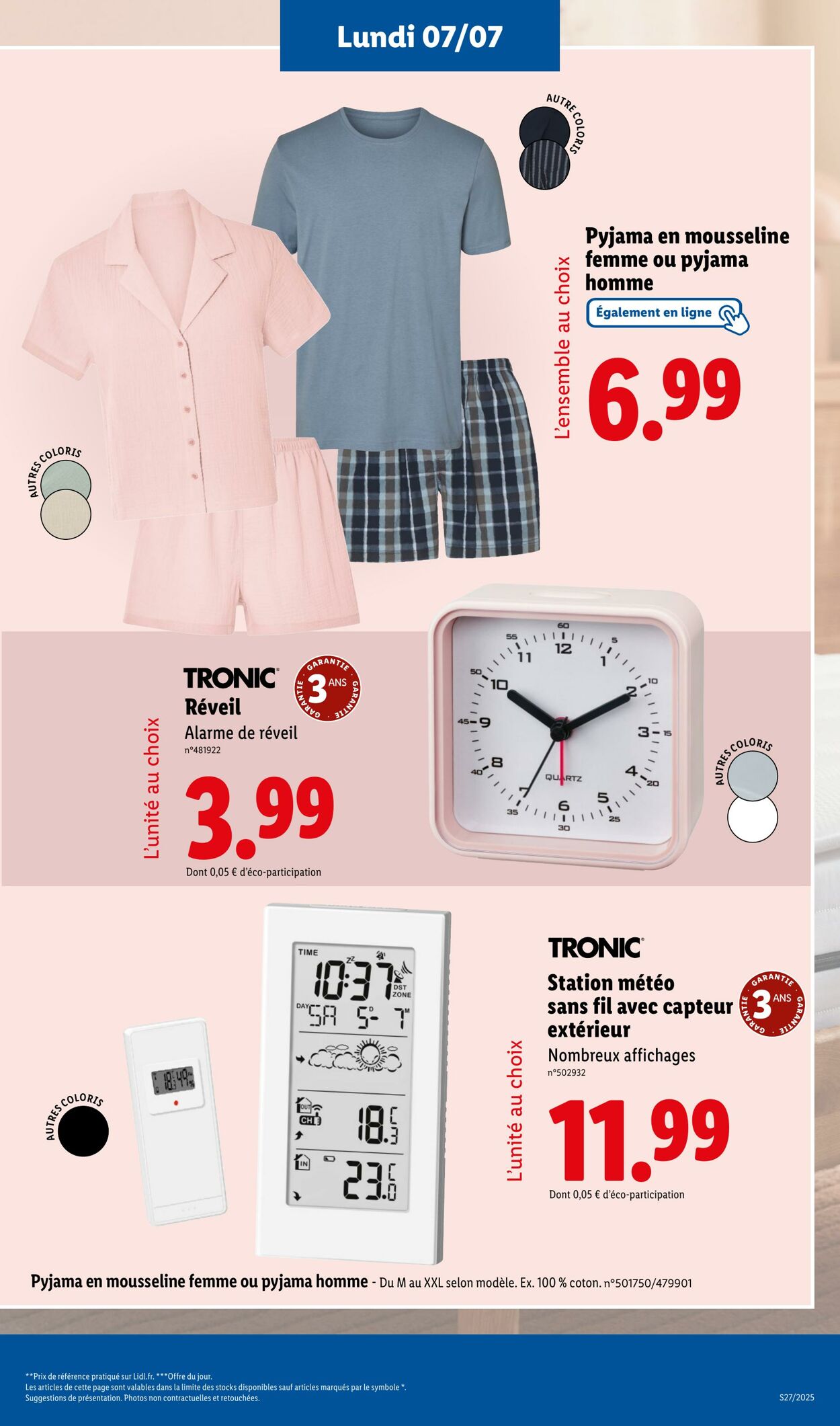Catalogue Lidl 07.07.2025 - 10.07.2025