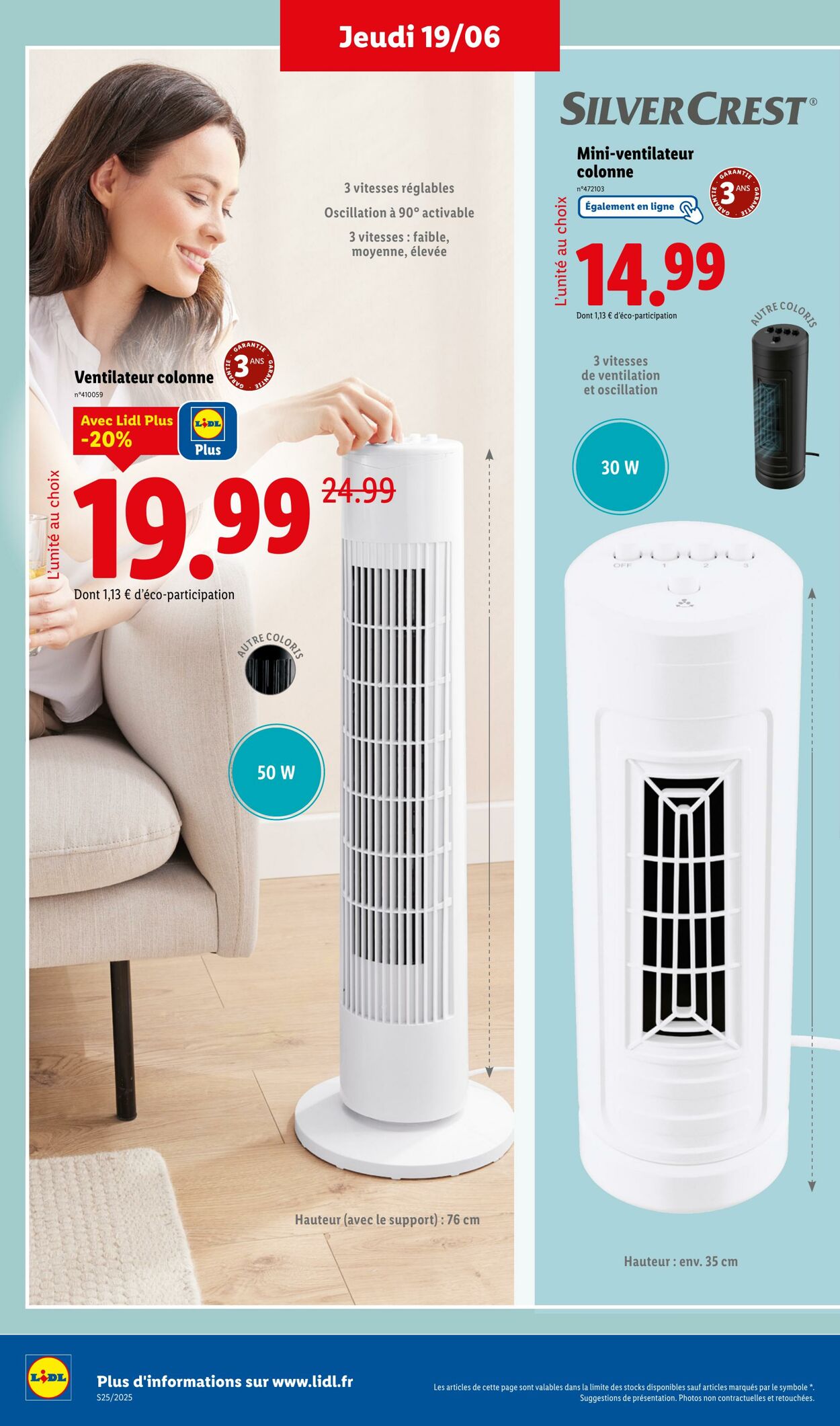 Catalogue Lidl 19.06.2025 - 23.06.2025
