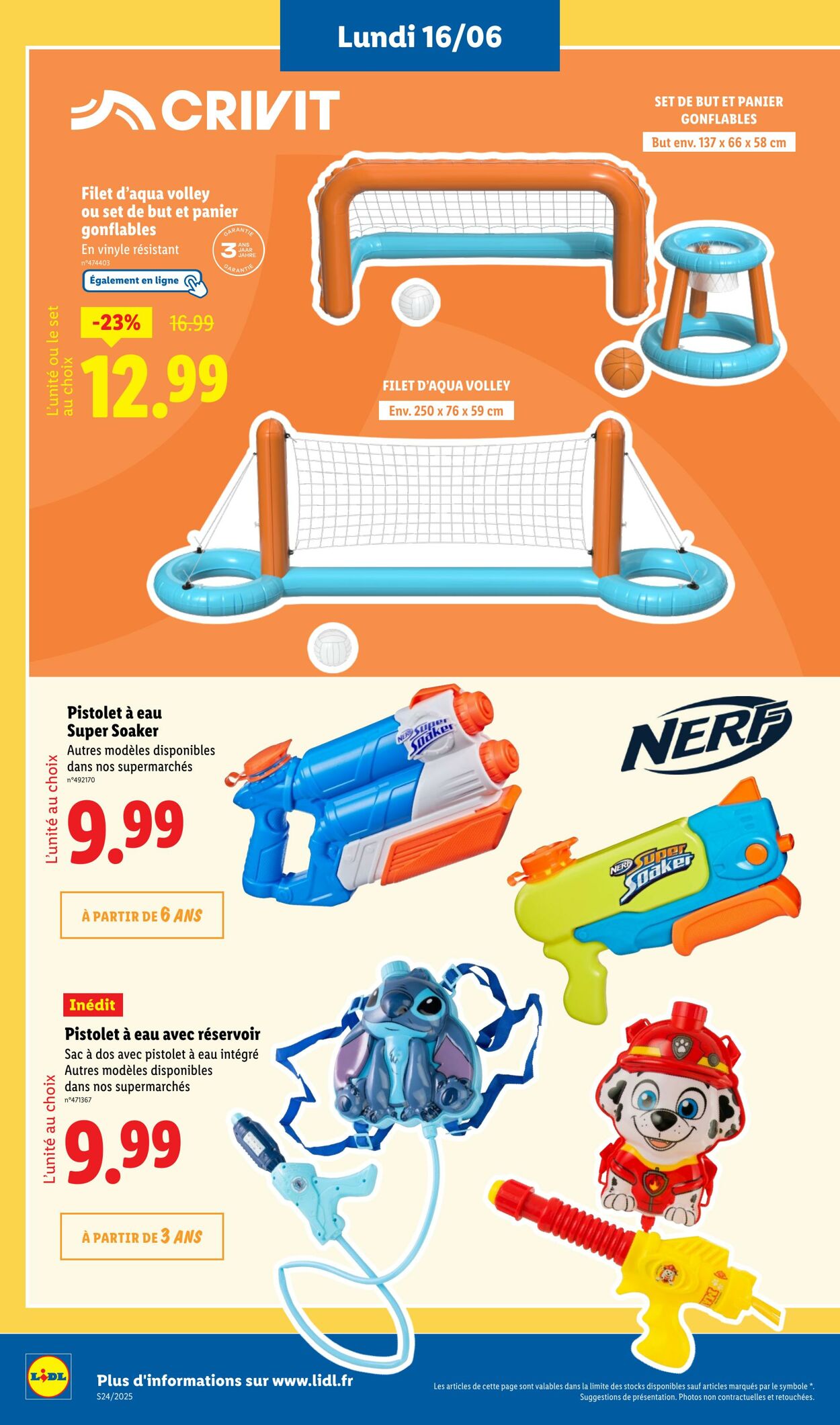 Catalogue Lidl 16.06.2025 - 19.06.2025