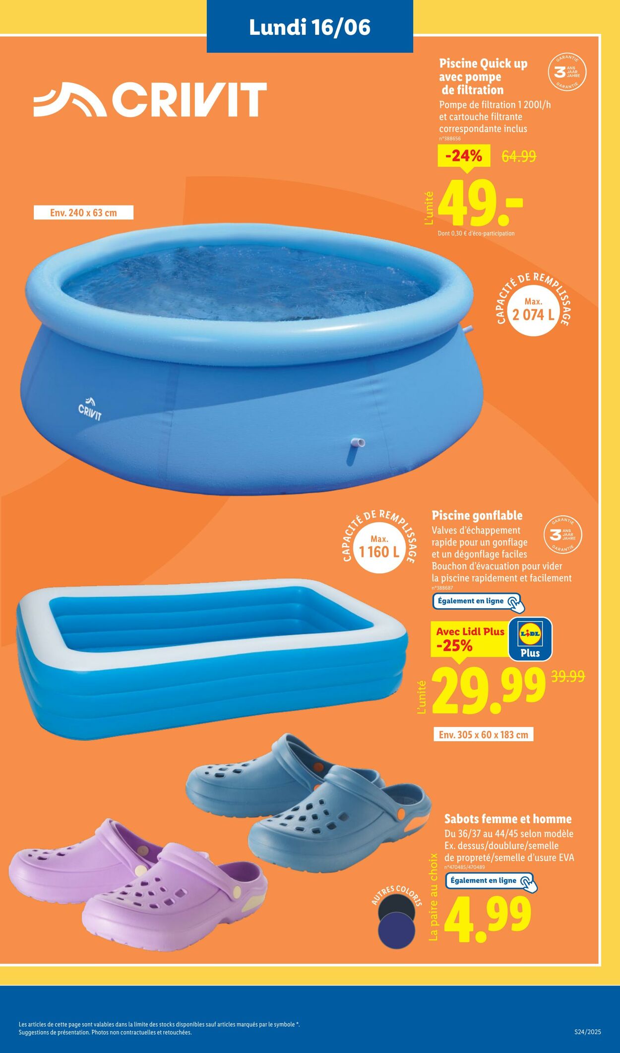 Catalogue Lidl 16.06.2025 - 19.06.2025