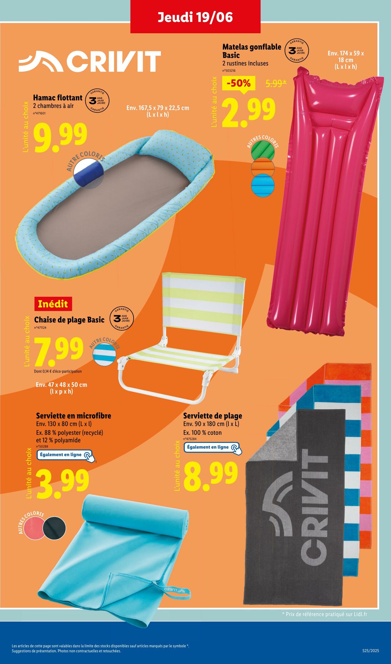 Catalogue Lidl 16.06.2025 - 19.06.2025