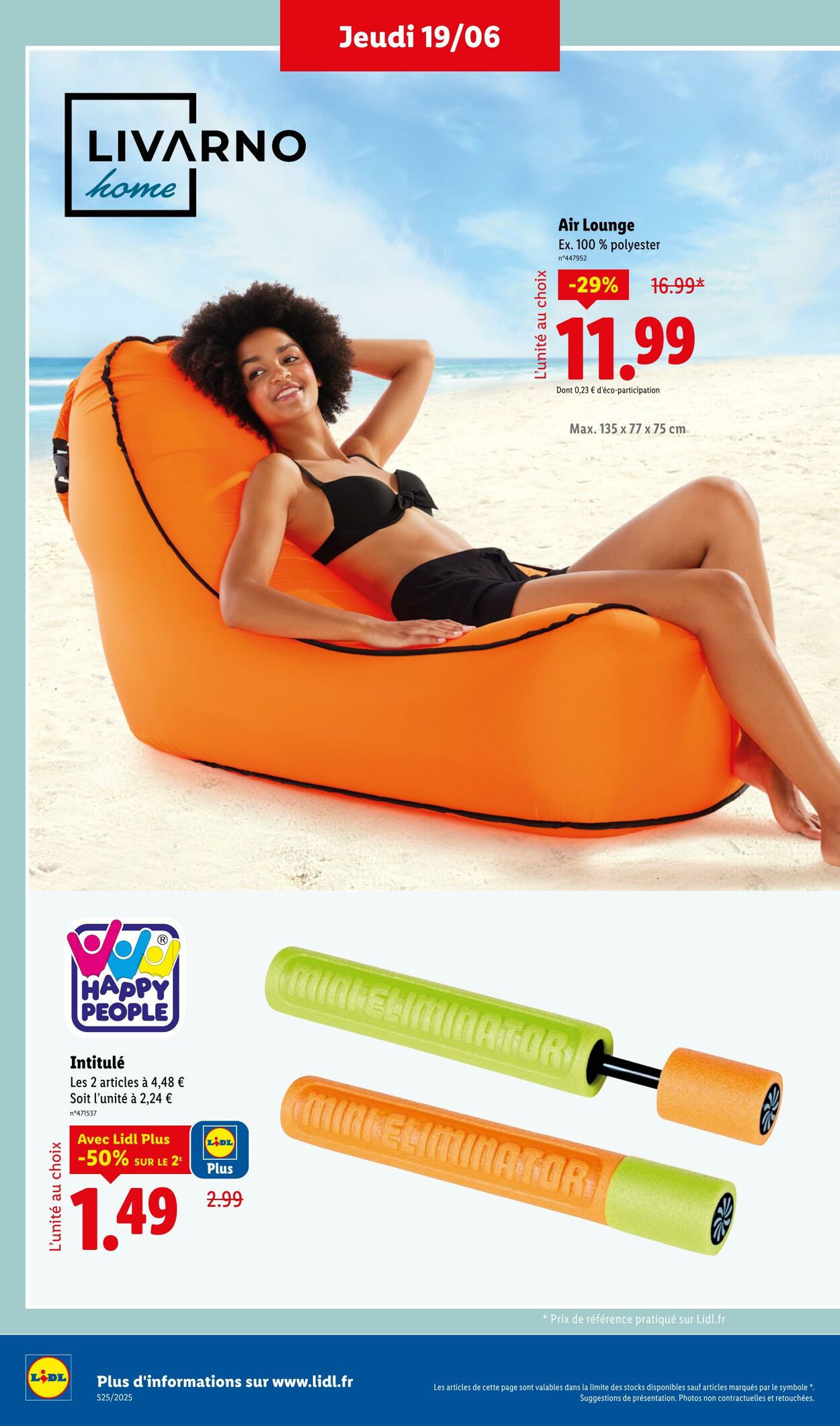 Catalogue Lidl 16.06.2025 - 19.06.2025