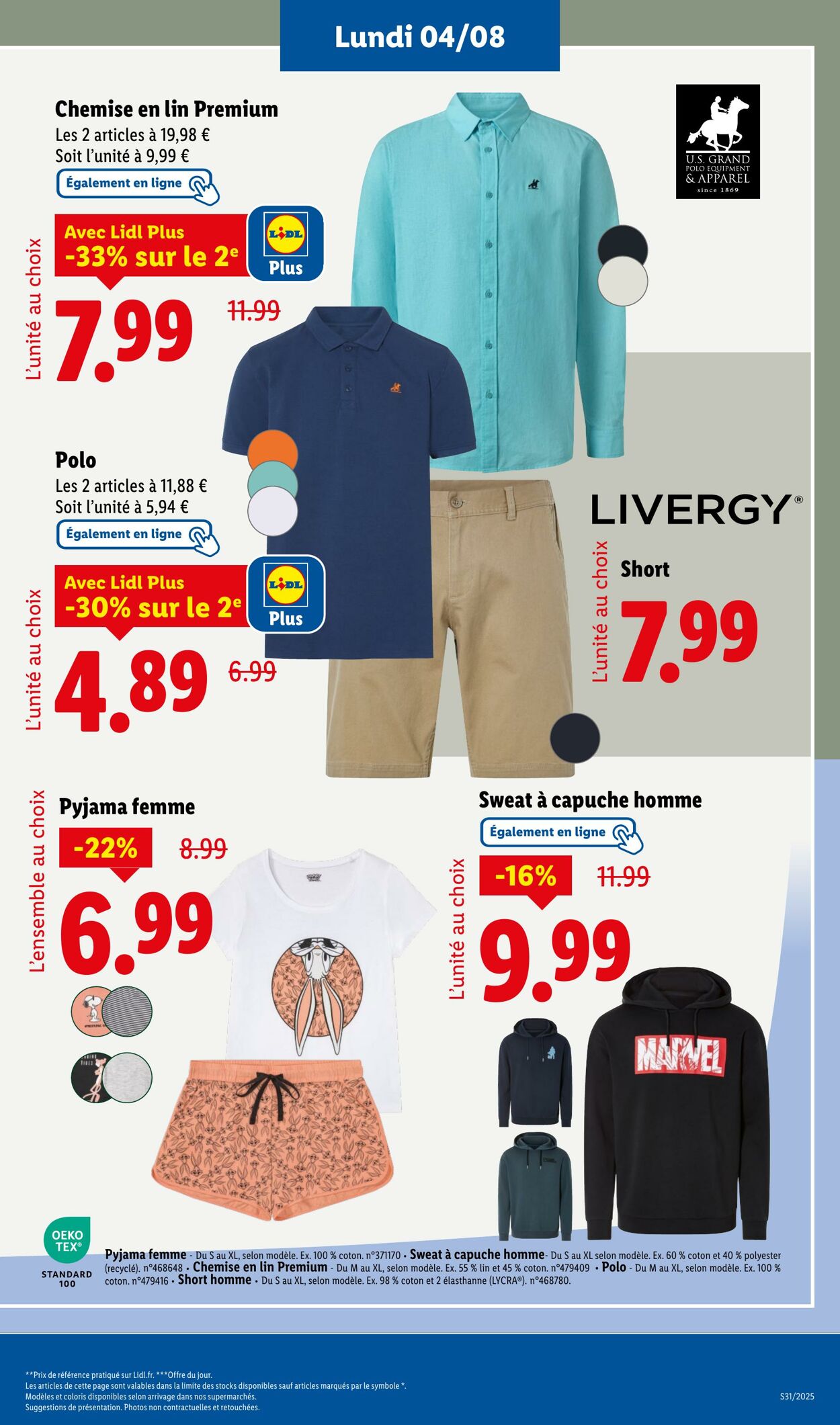 Catalogue Lidl 04.08.2025 - 07.08.2025