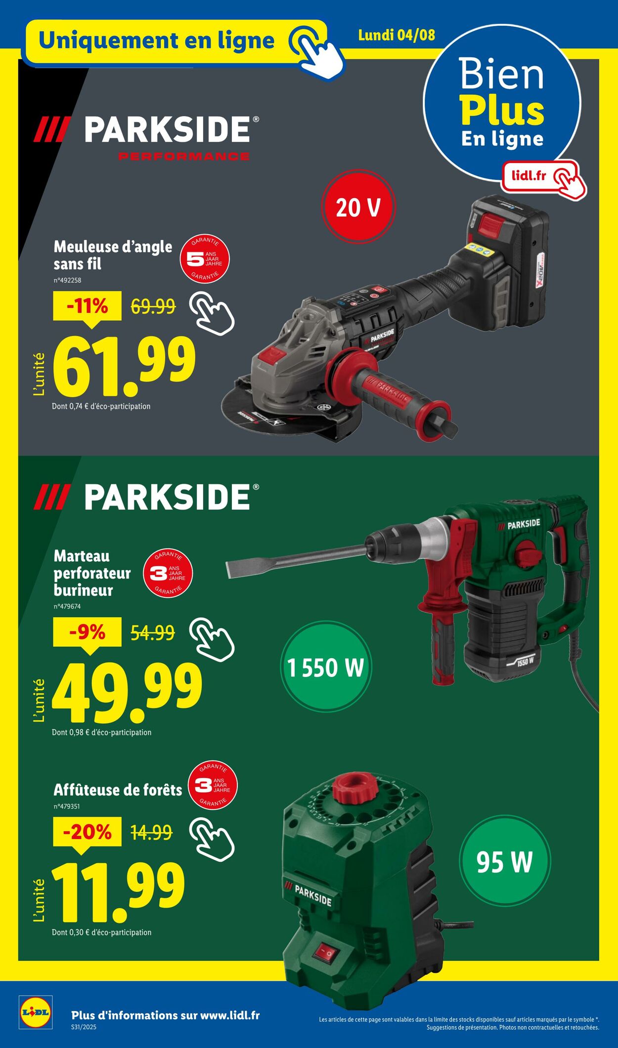 Catalogue Lidl 04.08.2025 - 07.08.2025