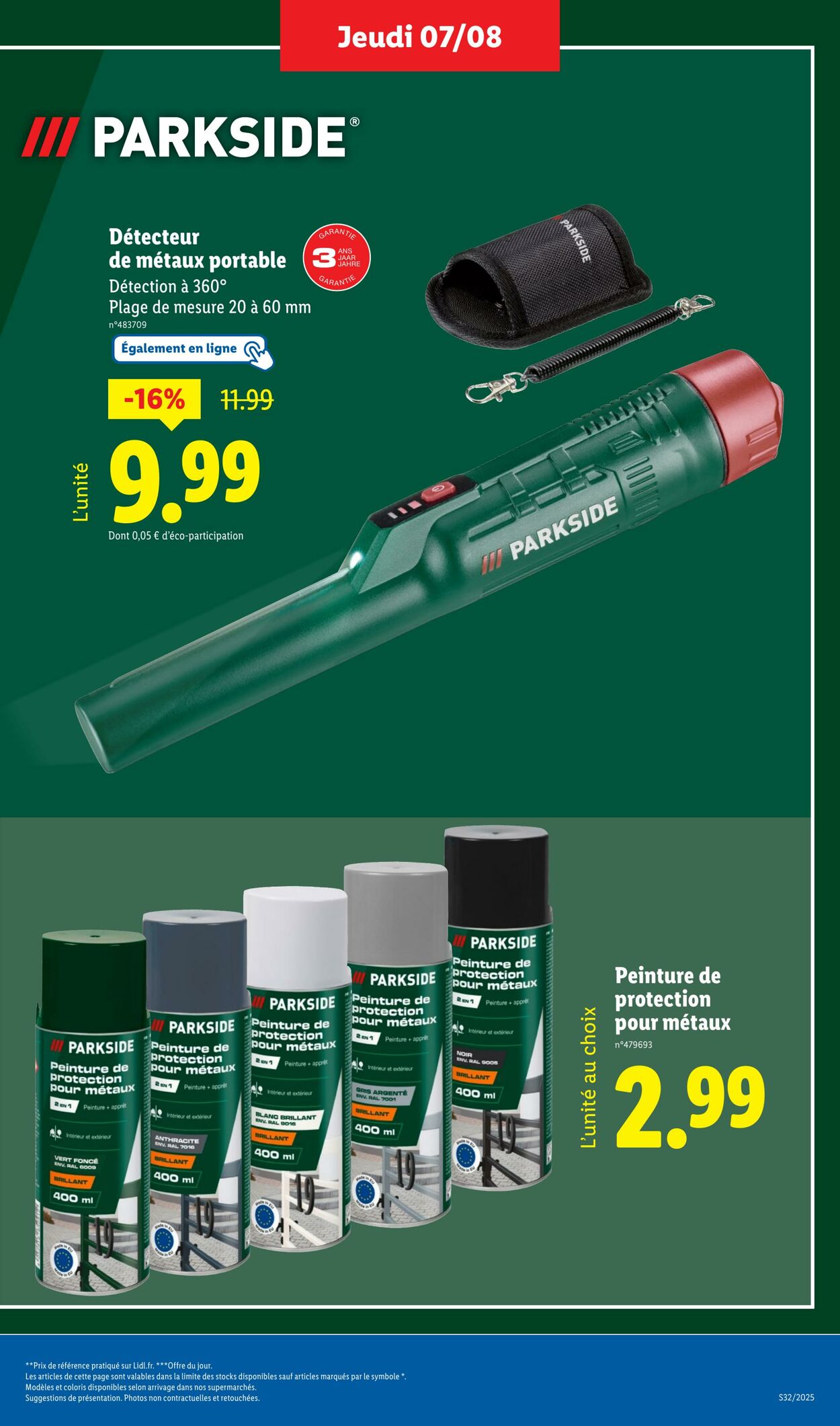 Catalogue Lidl 04.08.2025 - 07.08.2025