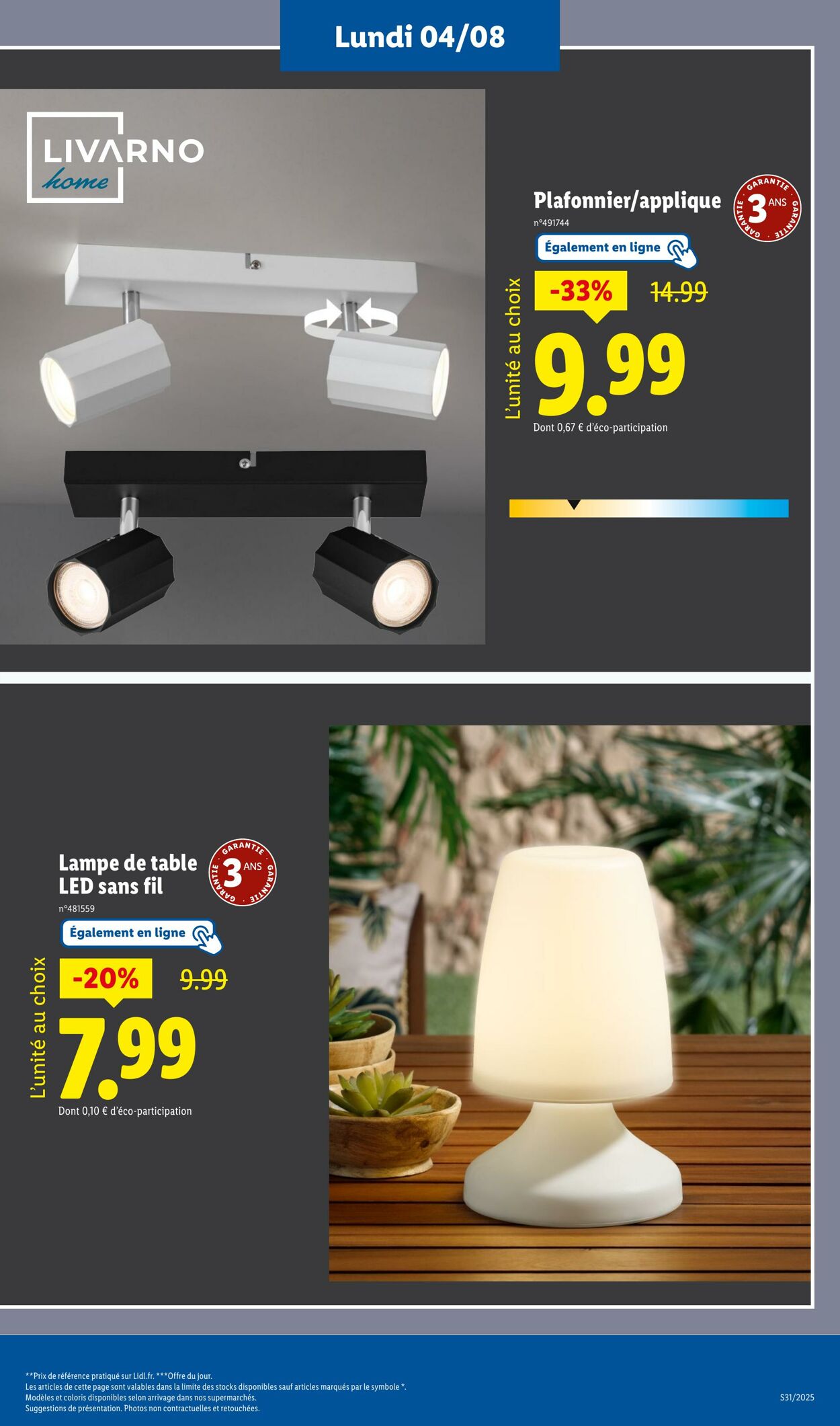 Catalogue Lidl 04.08.2025 - 07.08.2025