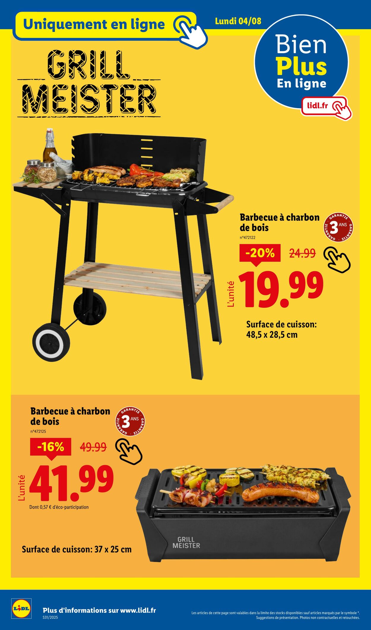 Catalogue Lidl 04.08.2025 - 07.08.2025