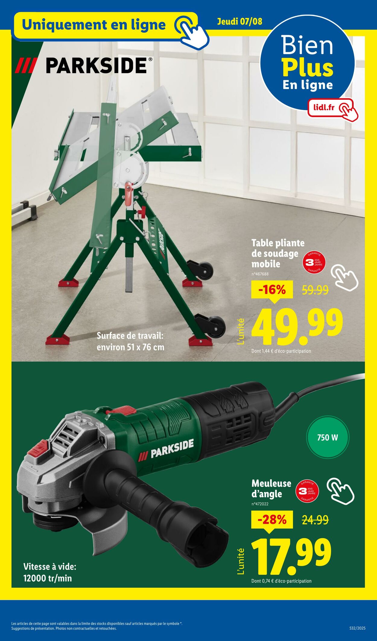 Catalogue Lidl 04.08.2025 - 07.08.2025