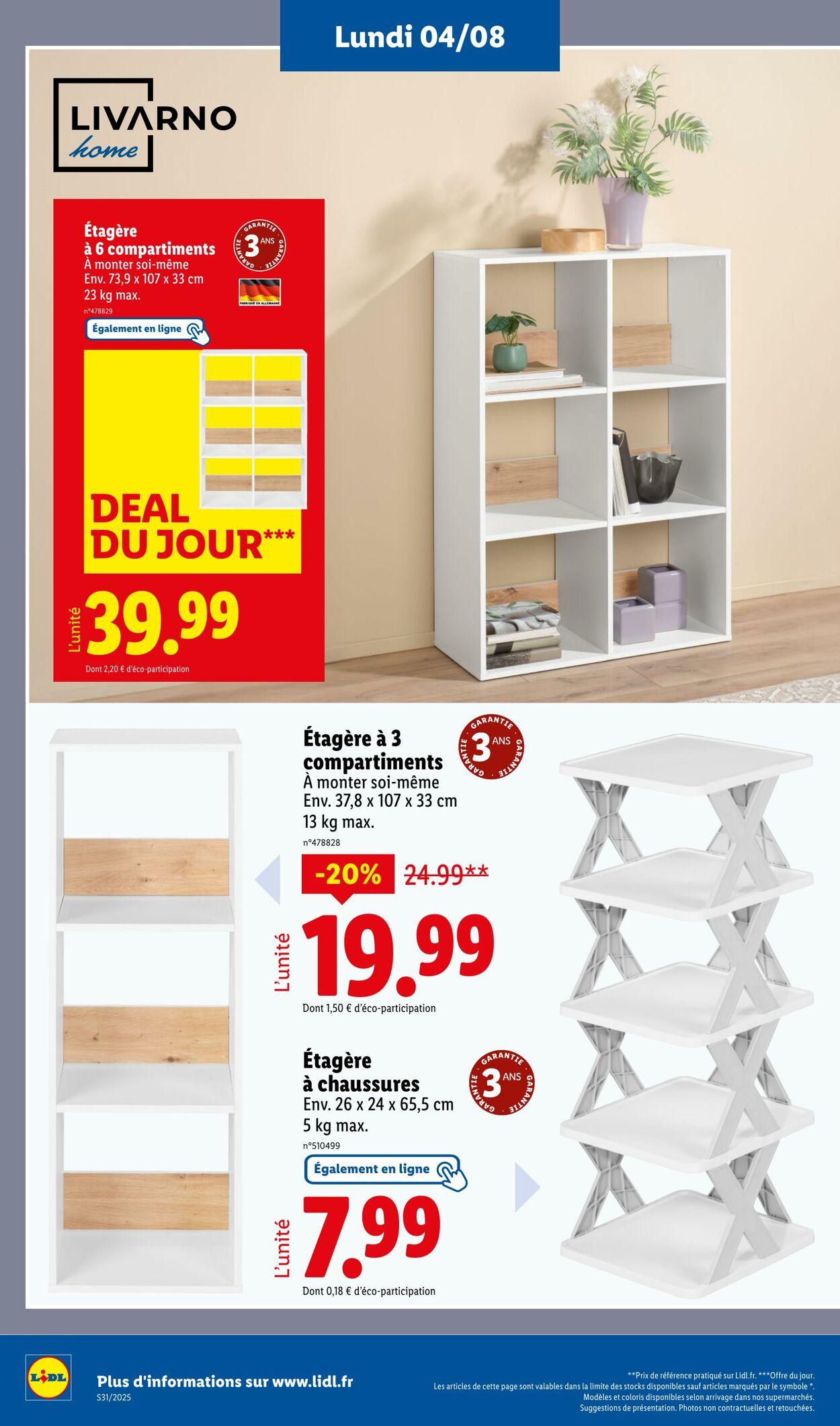 Catalogue Lidl 04.08.2025 - 07.08.2025