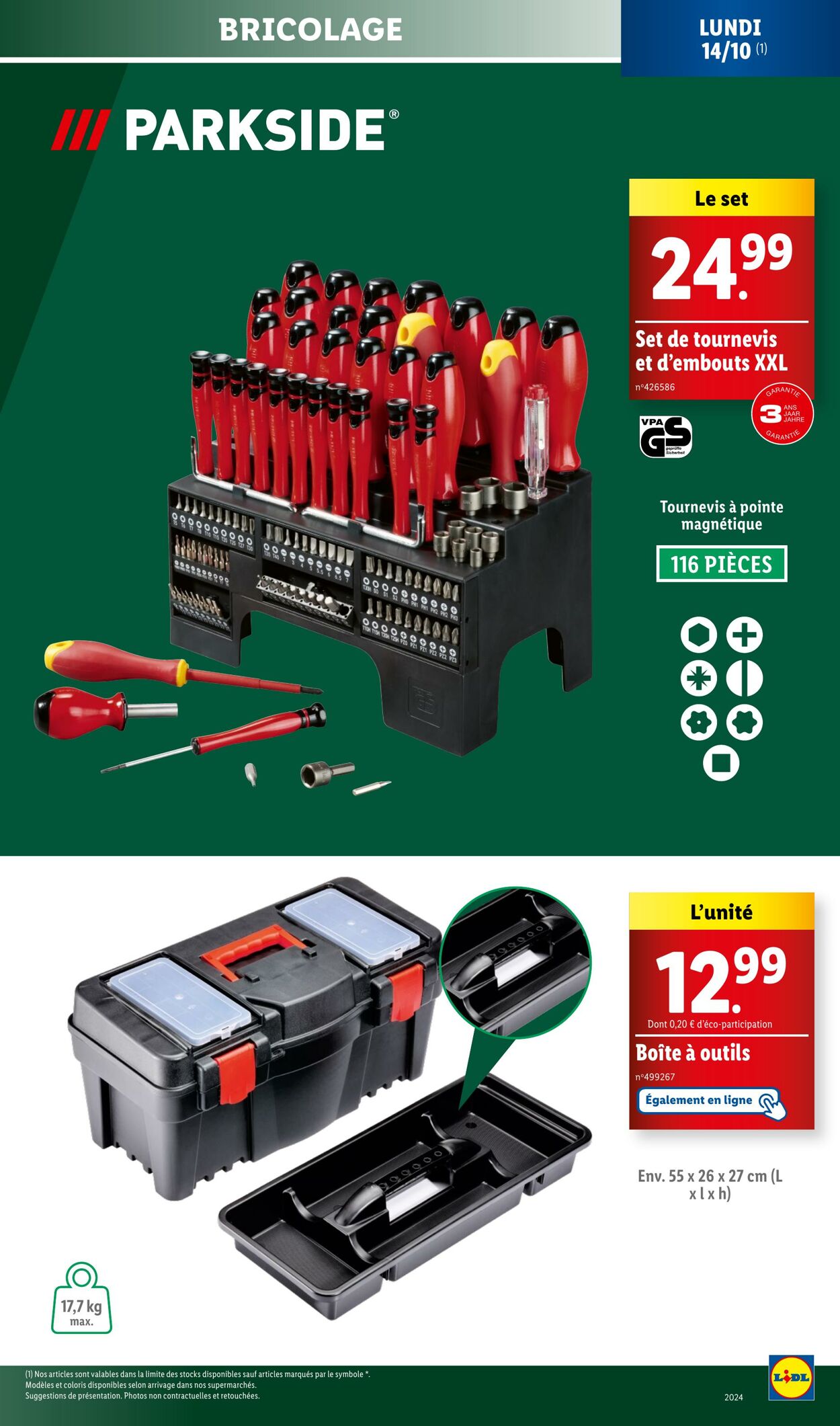 Catalogue Lidl 10.10.2024 - 14.10.2024