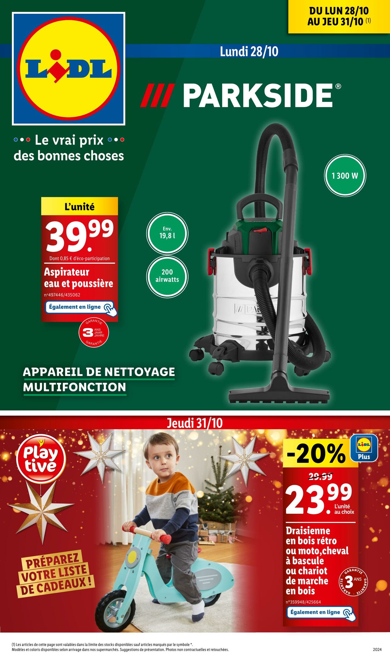 Catalogue Lidl 28.10.2024 - 31.10.2024