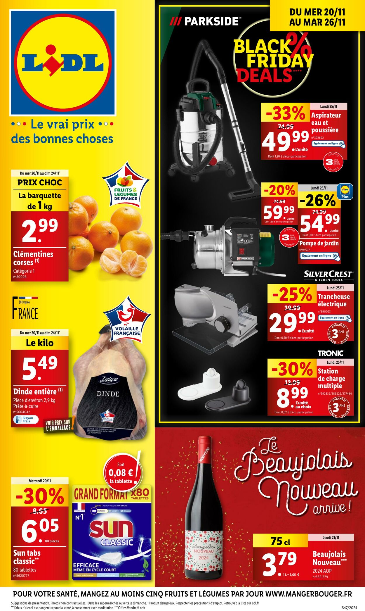 Catalogue Lidl - Les promos de la semaine 20 nov. 2024 - 26 nov. 2024