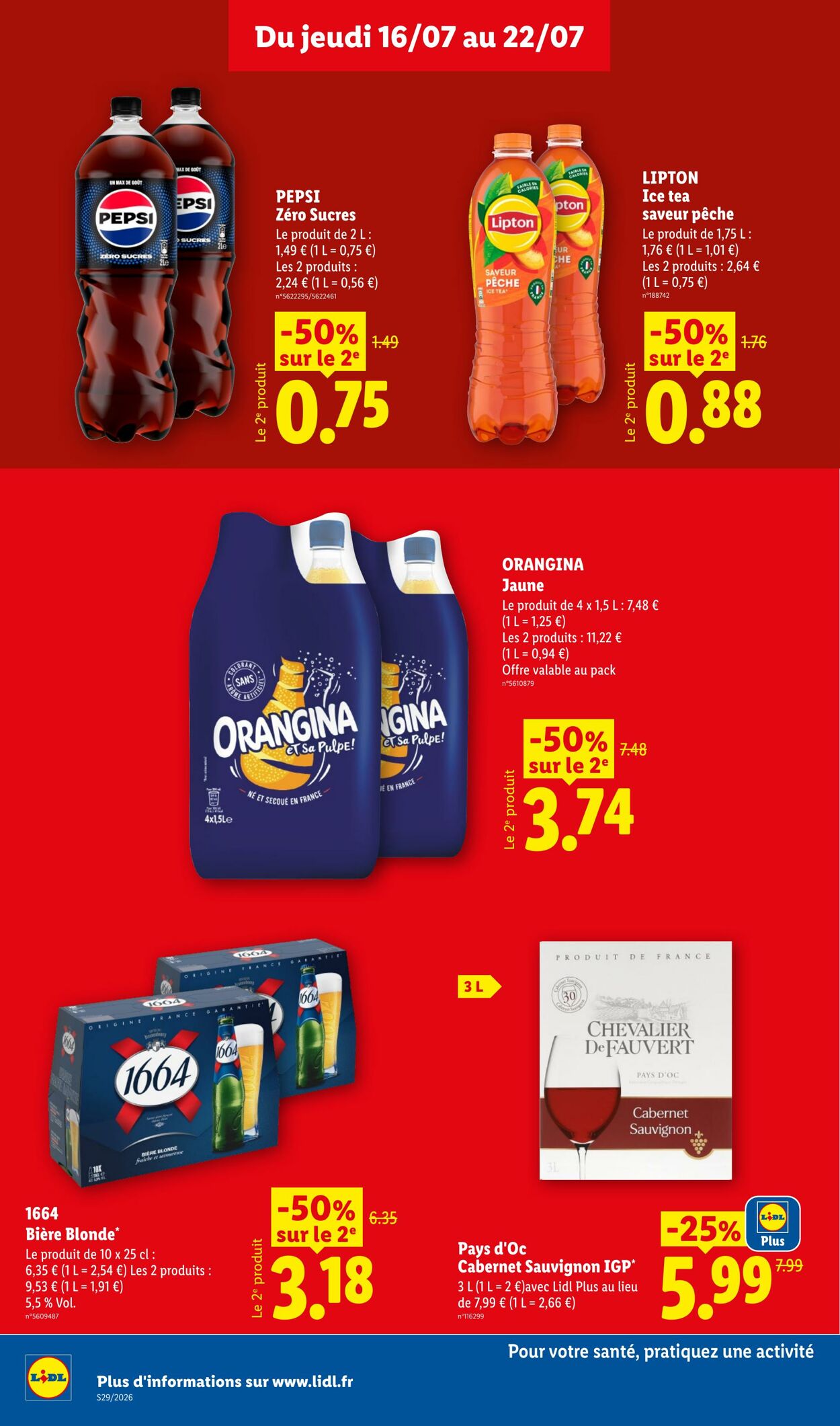 Catalogue Lidl 12.07.2026 - 22.07.2026
