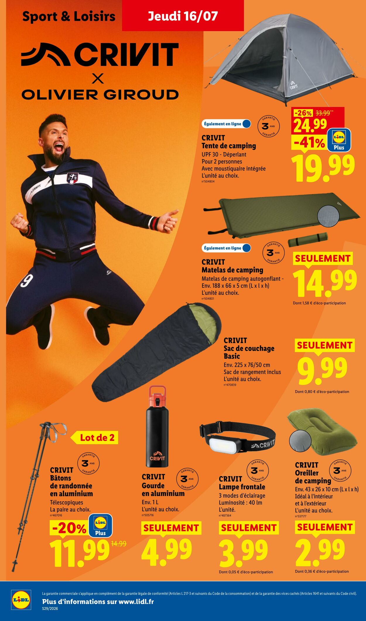 Catalogue Lidl 12.07.2026 - 22.07.2026