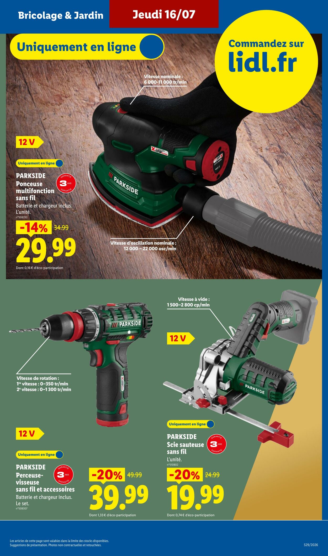 Catalogue Lidl 12.07.2026 - 22.07.2026