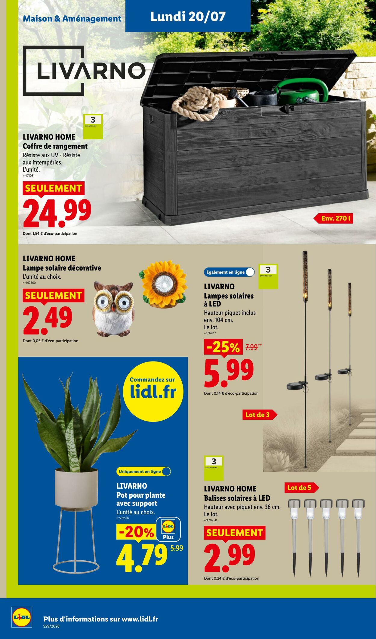 Catalogue Lidl 12.07.2026 - 22.07.2026