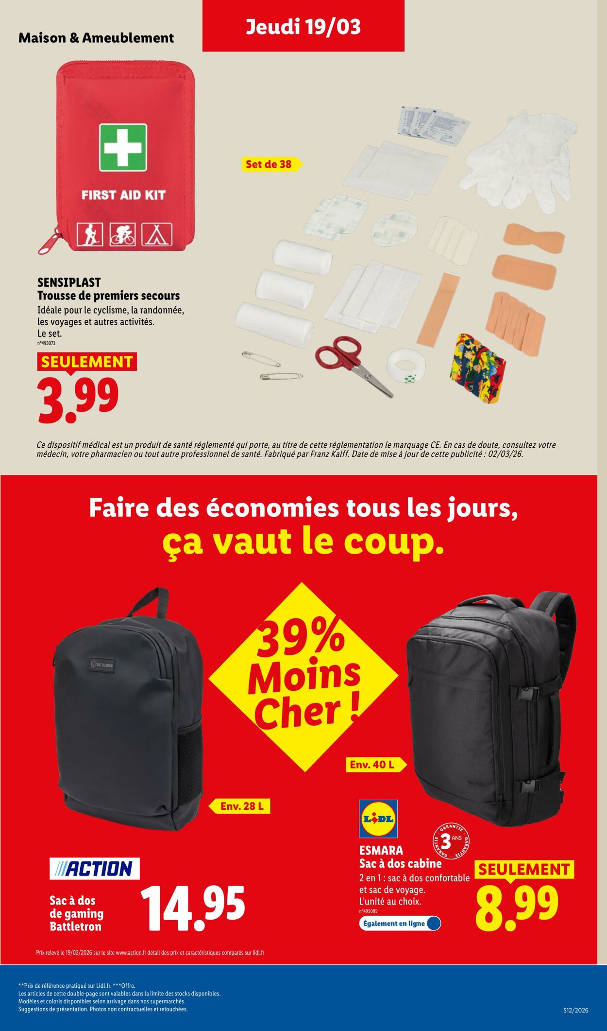 Catalogue Lidl 15.03.2026 - 25.03.2026