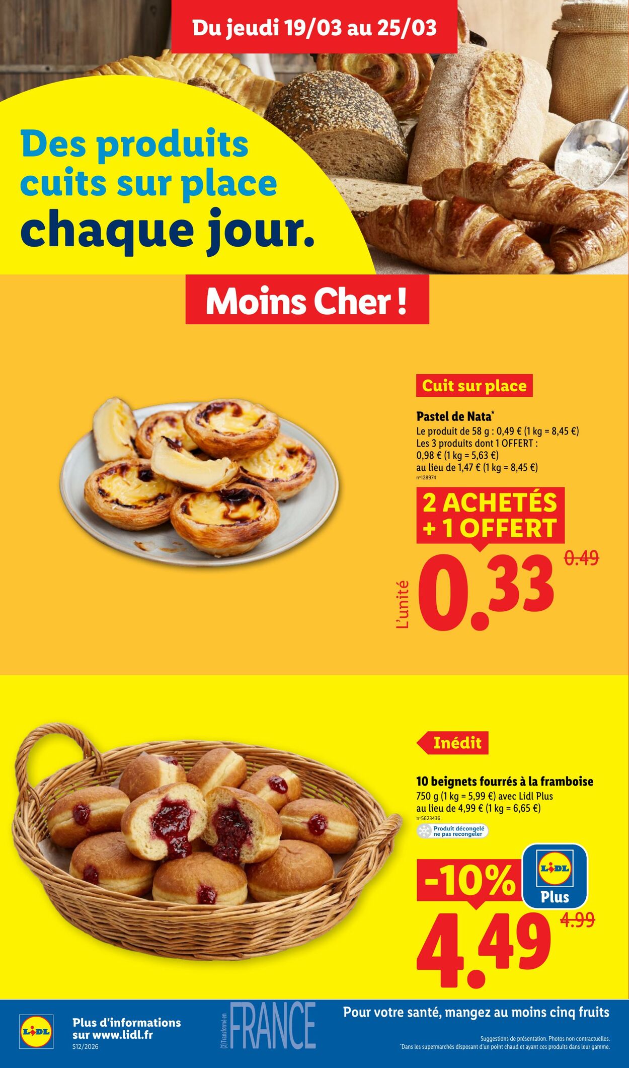 Catalogue Lidl 15.03.2026 - 25.03.2026