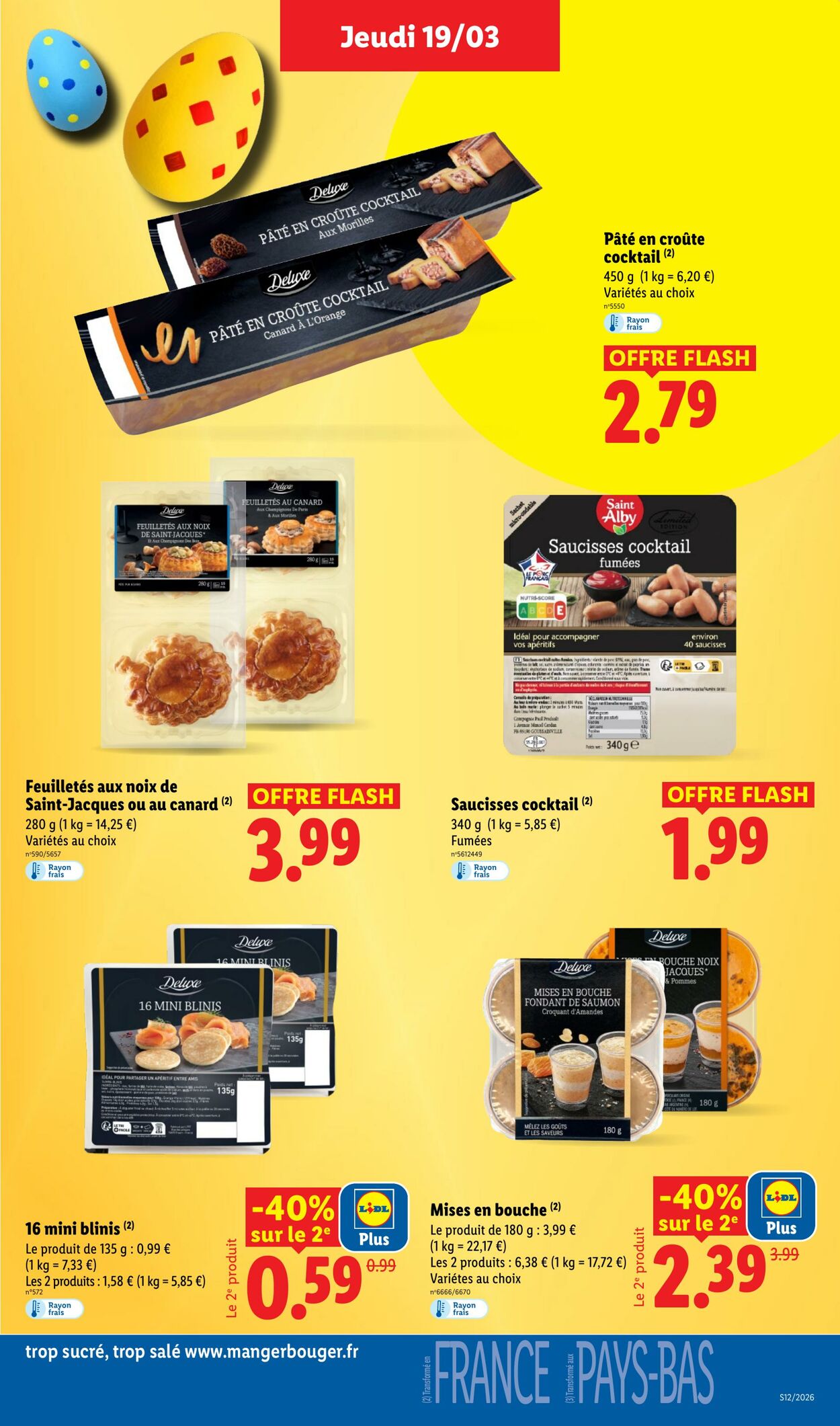 Catalogue Lidl 15.03.2026 - 25.03.2026