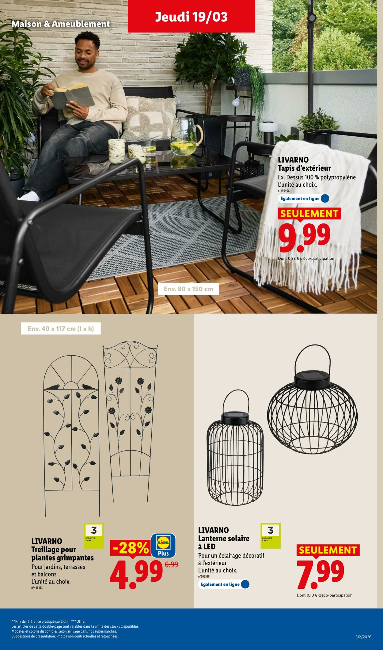 Catalogue Lidl 15.03.2026 - 25.03.2026