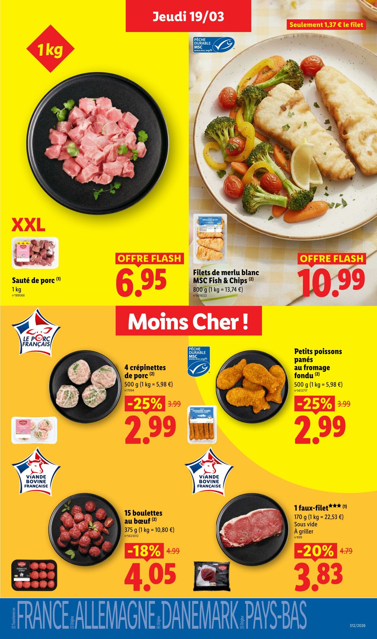 Catalogue Lidl 15.03.2026 - 25.03.2026
