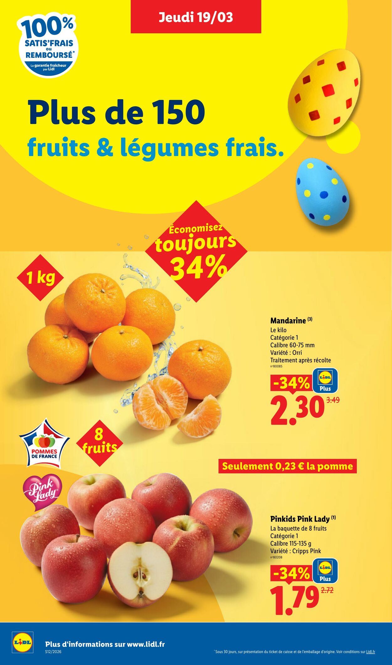Catalogue Lidl 15.03.2026 - 25.03.2026
