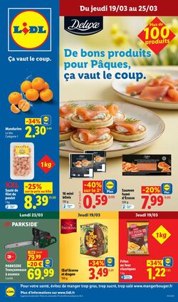 Catalogue Lidl 15.03.2026 - 25.03.2026