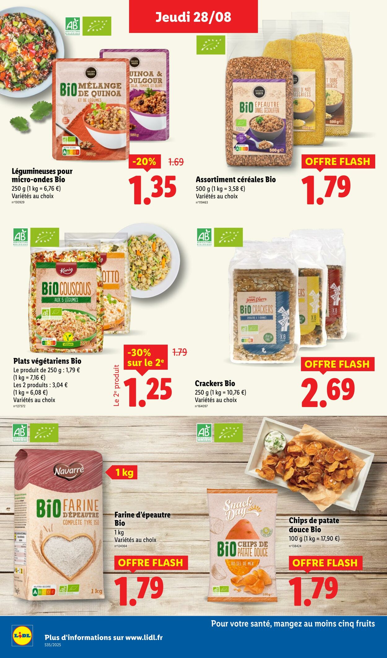 Catalogue Lidl 28.08.2025 - 03.09.2025