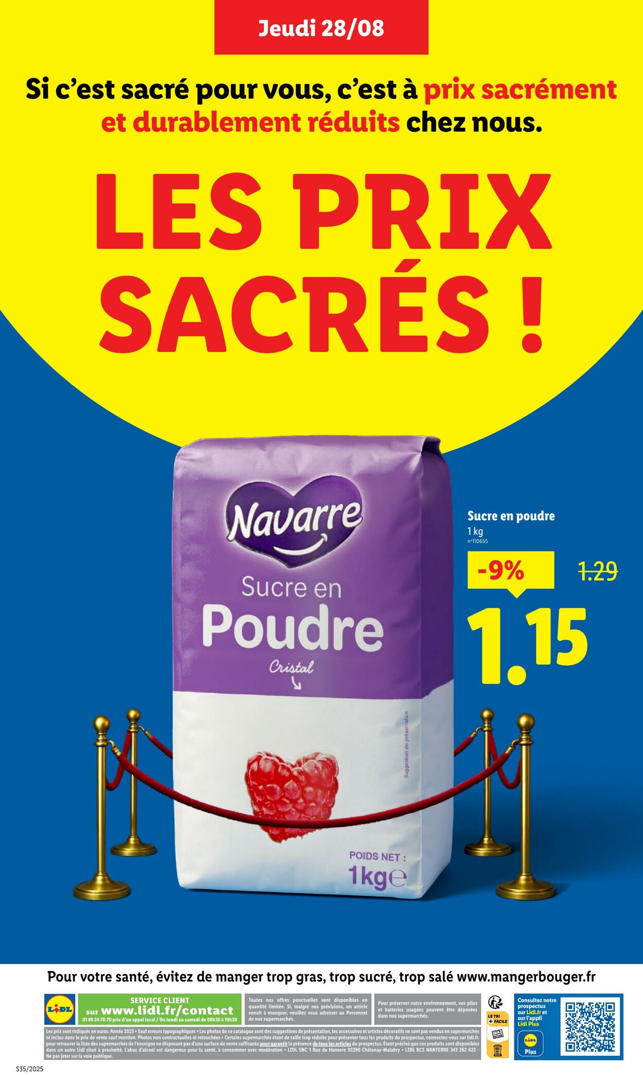 Catalogue Lidl 28.08.2025 - 03.09.2025