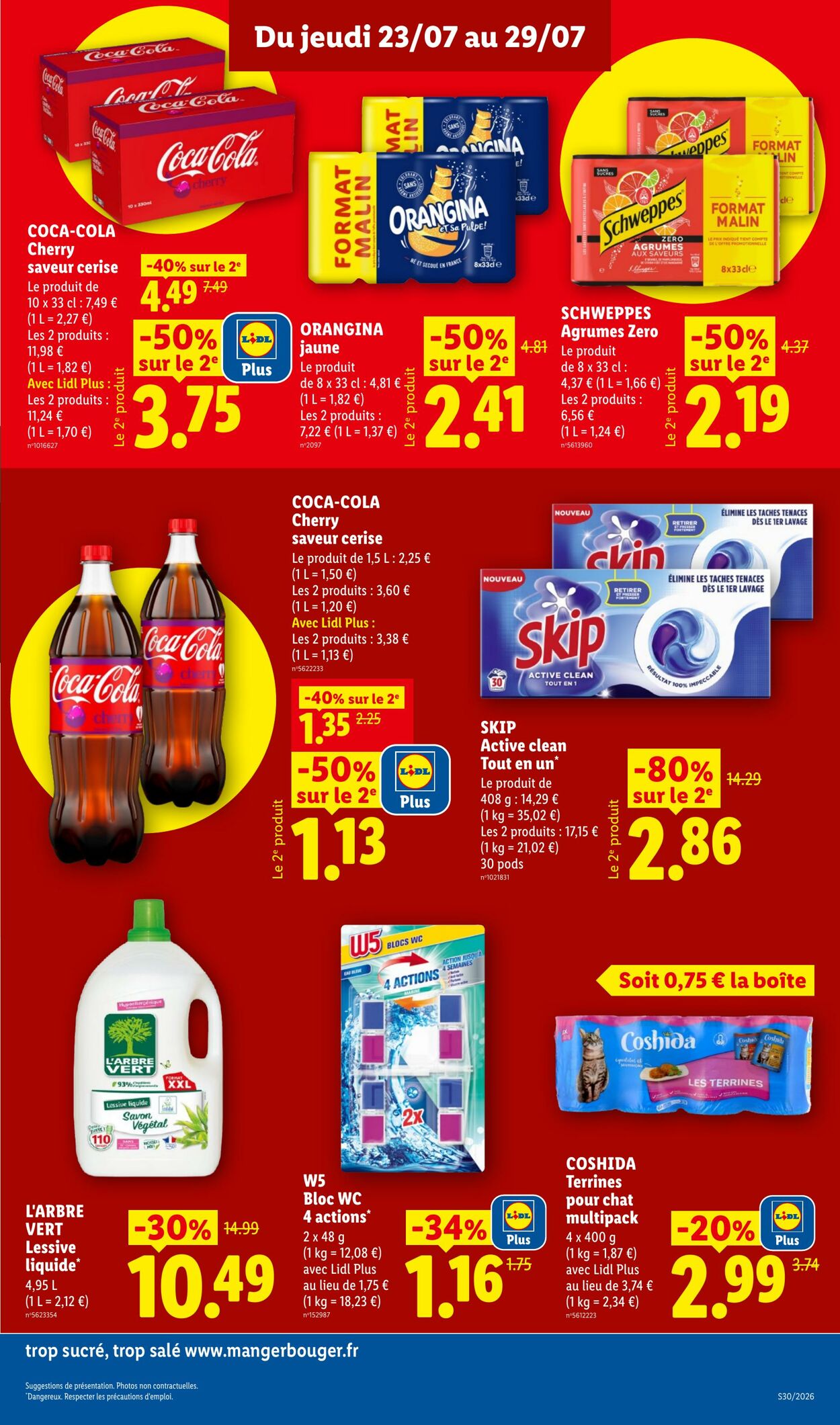 Catalogue Lidl 19.07.2026 - 29.07.2026