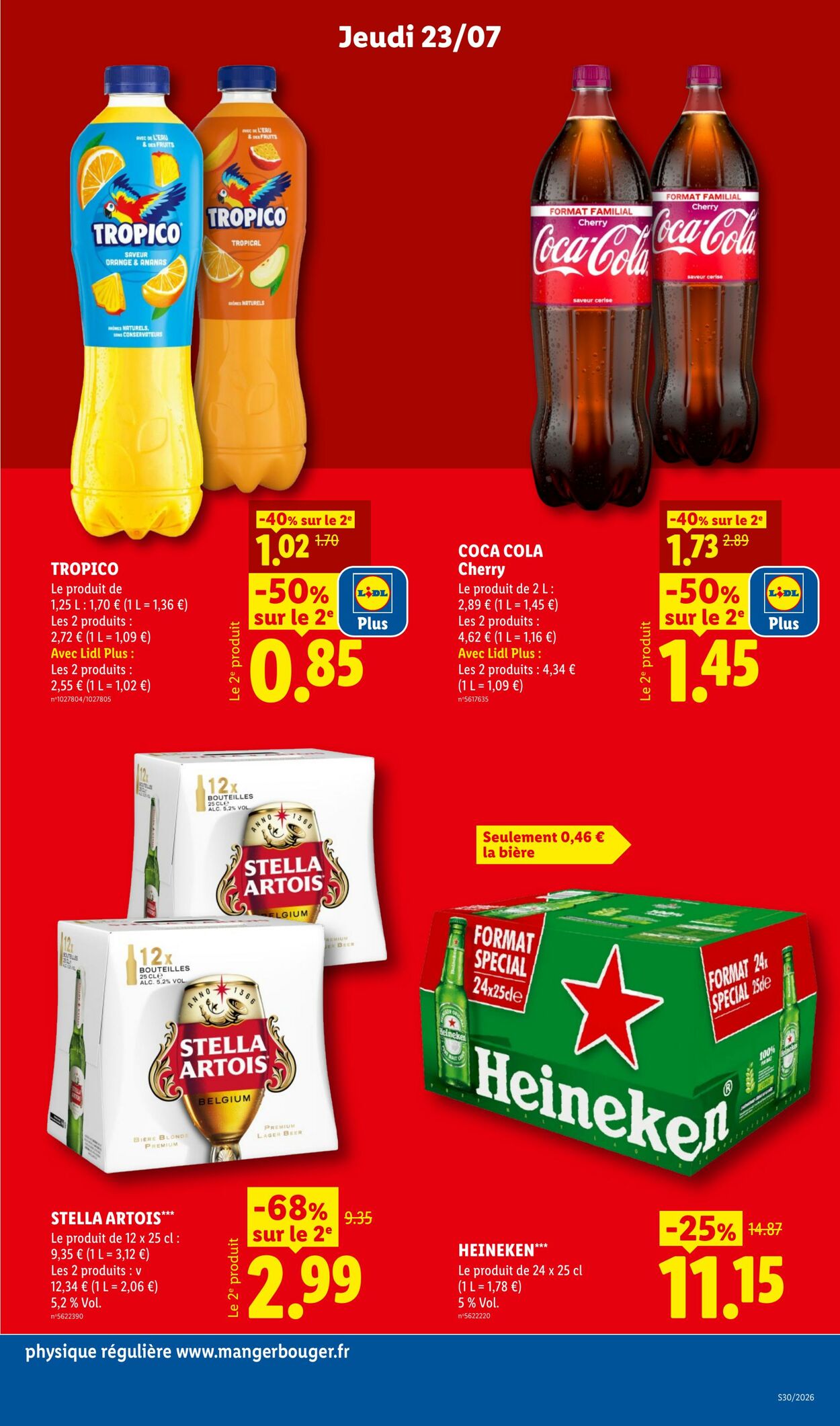 Catalogue Lidl 19.07.2026 - 29.07.2026
