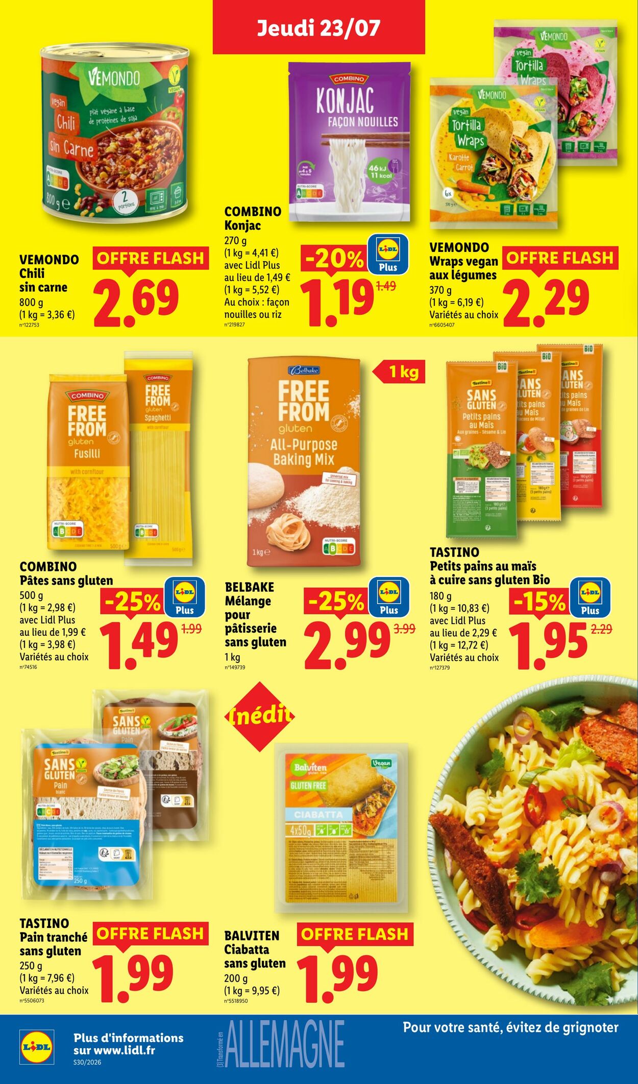 Catalogue Lidl 19.07.2026 - 29.07.2026