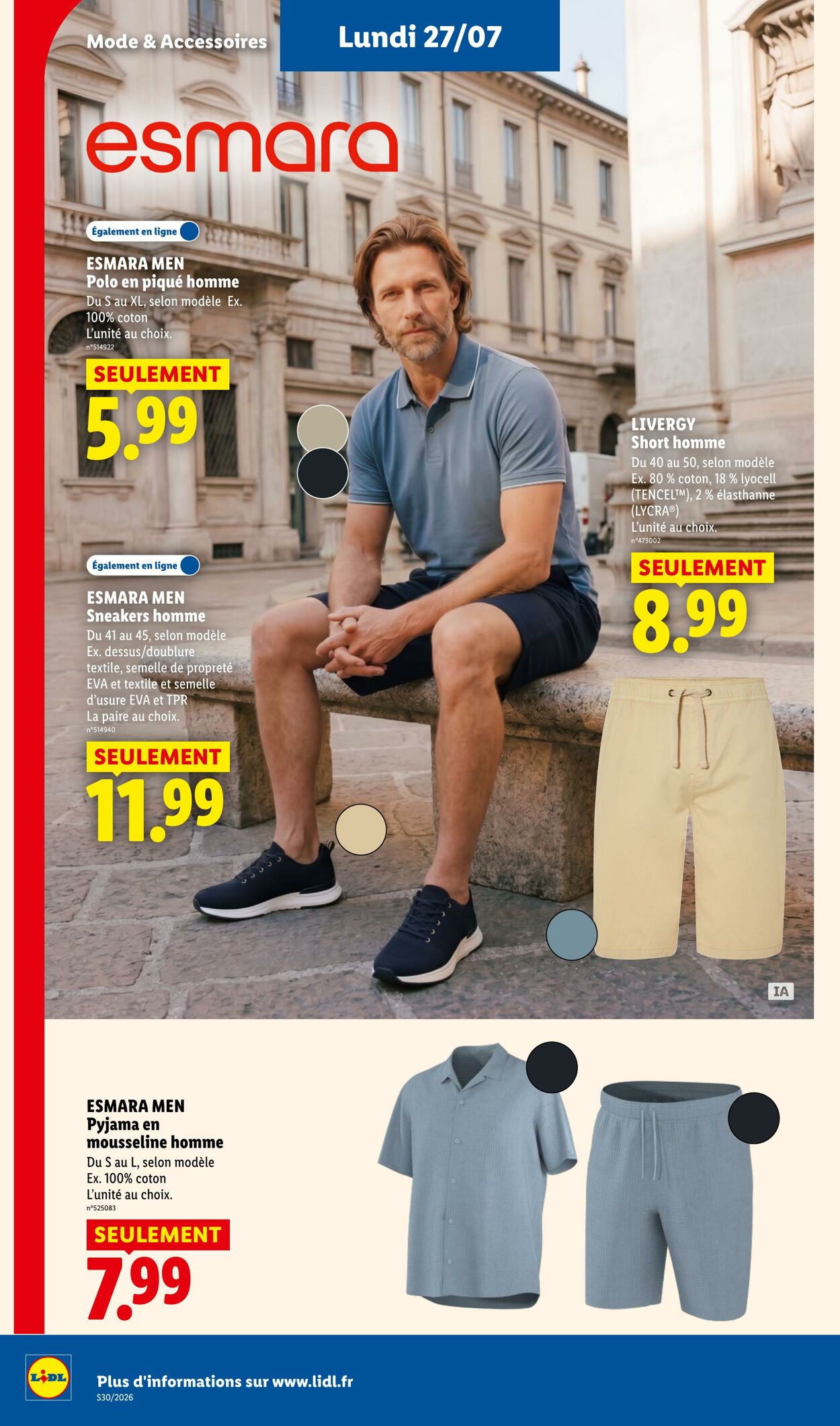 Catalogue Lidl 19.07.2026 - 29.07.2026