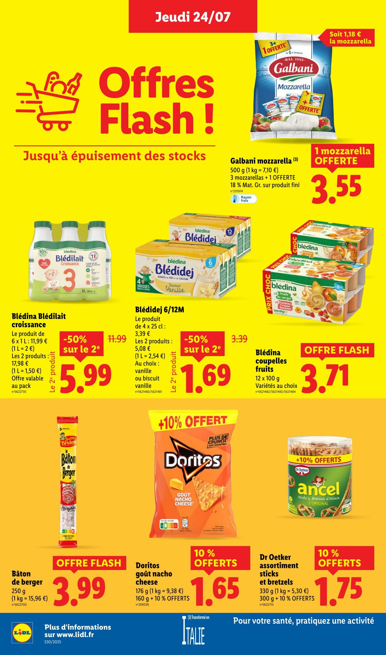 Catalogue Lidl 24.07.2025 - 30.07.2025