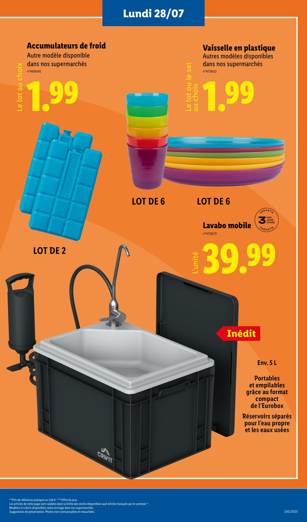 Catalogue Lidl 24.07.2025 - 30.07.2025