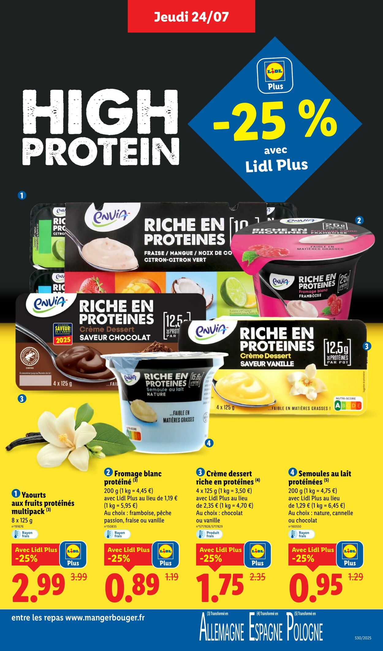 Catalogue Lidl 24.07.2025 - 30.07.2025
