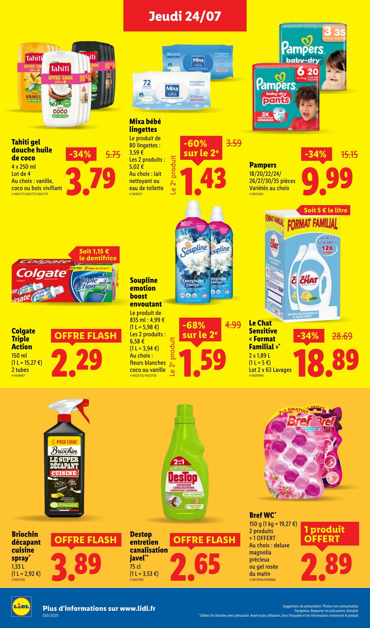 Catalogue Lidl 24.07.2025 - 30.07.2025