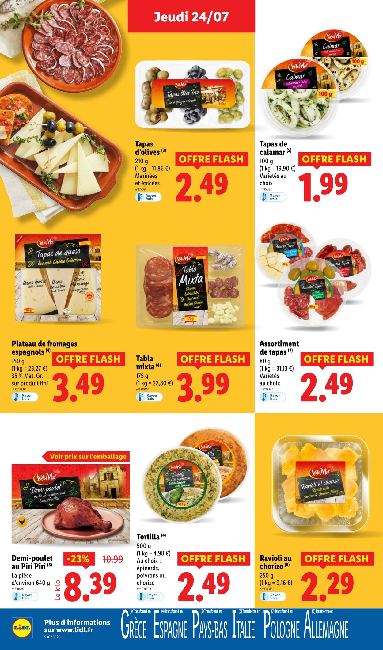 Catalogue Lidl 24.07.2025 - 30.07.2025