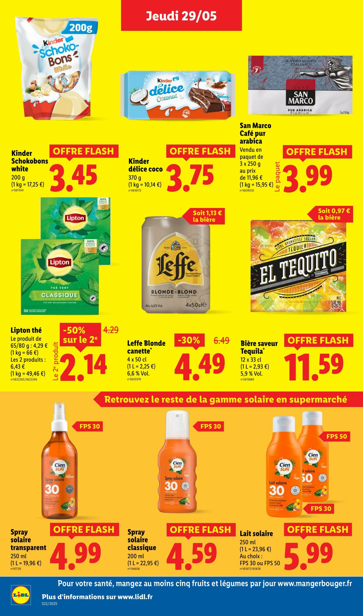 Catalogue Lidl 29.05.2025 - 04.06.2025