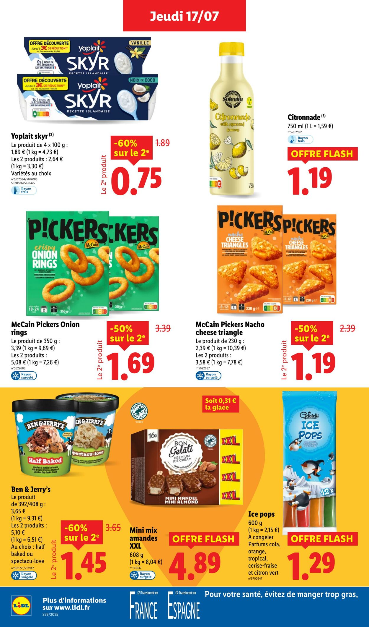 Catalogue Lidl 17.07.2025 - 23.07.2025